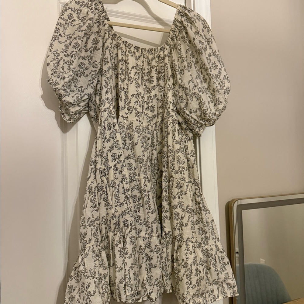 Wishlist Black and White Floral Top